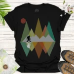Bigfoot Nature Adventure Tee – Outdoor Camping Graphic Shirt - black