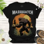 Bigfoot Workout Tee – Massquatch Halloween & Outdoor Shirt - black
