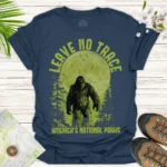 Bigfoot in America’s Parks Tee – Nature Adventure Shirt - blue Bigfoot in America’s Parks Tee – Nature Adventure Shirt - blue