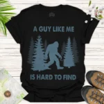 Sasquatch Adventure Tee – Funny Bigfoot Outdoor Shirt - black