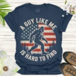 Vintage Bigfoot Tee – Outdoor Adventure Graphic Shirt - blue