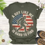 Vintage Bigfoot Tee – Outdoor Adventure Graphic Shirt - green