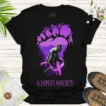 Alzheimer’s Support T-Shirt Awareness Purple Ribbon Tee