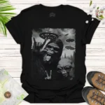 Bigfoot Alien Selfie T-Shirt UFO Comedy Graphic