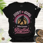 Bigfoot Lover T-Shirt Cute Sasquatch Graphic Tee