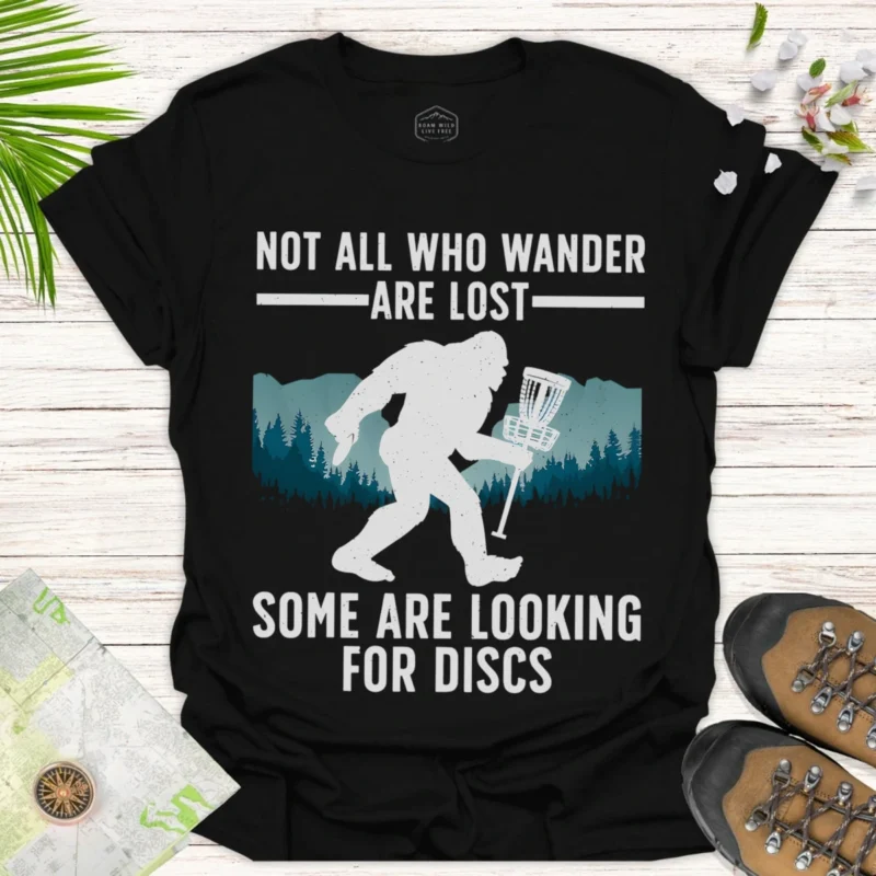 Funny Disc Golf Tee “Some Are Looking for Discs”