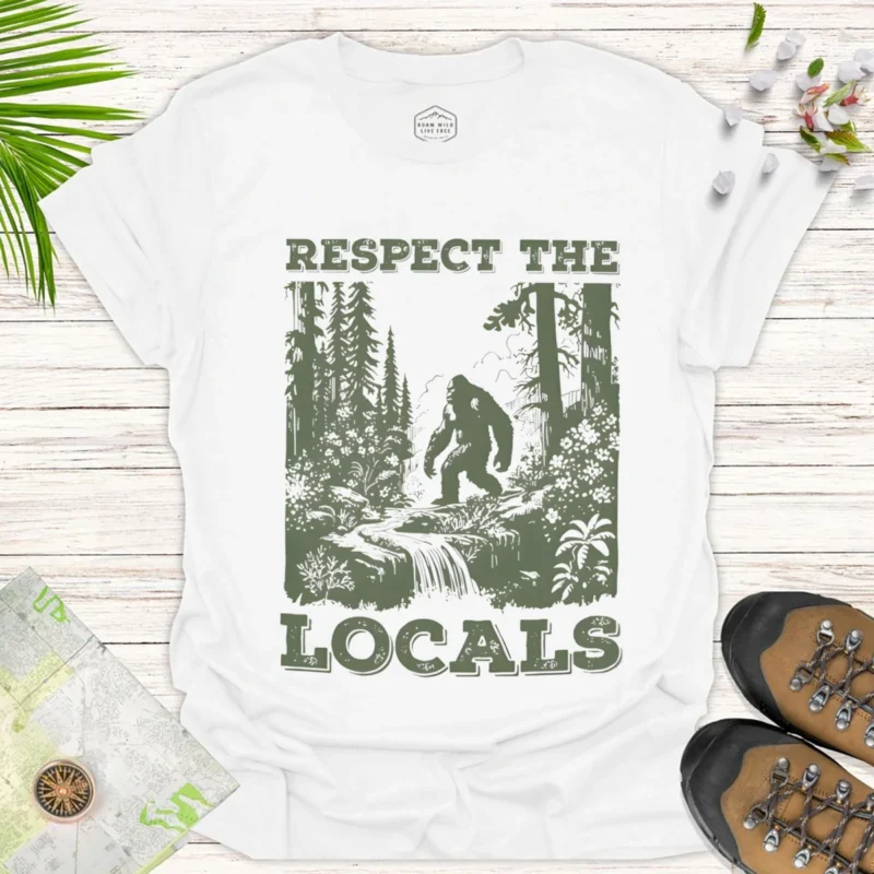 Wildlife Conservation T-Shirt Bigfoot Forest Sasquat